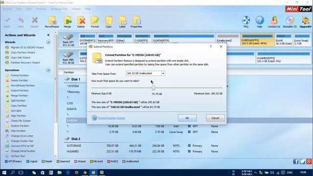 How to Extend / Add Partition to the left on Windows смотреть онлайн