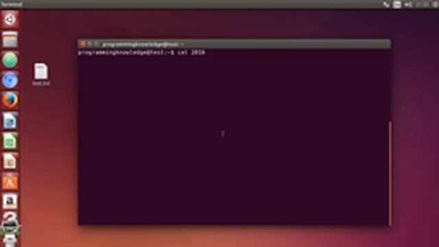 Ubuntu Lesson 31: Cal Command - Tutorial For Beginners смотреть онлайн