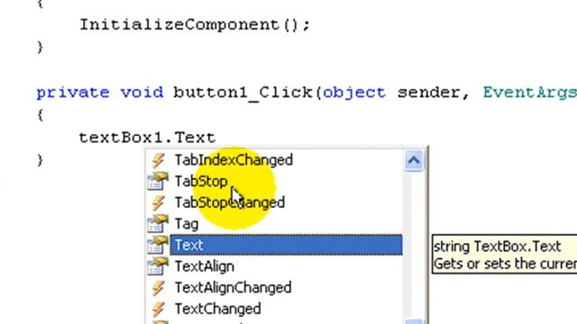 lesson 3 - Writing code to handle events and set properties смотреть онлайн