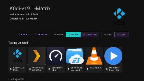 Unlinked - Android TV Demo