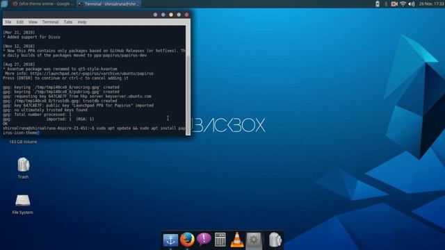 Membuat Icon di linux backbox смотреть онлайн
