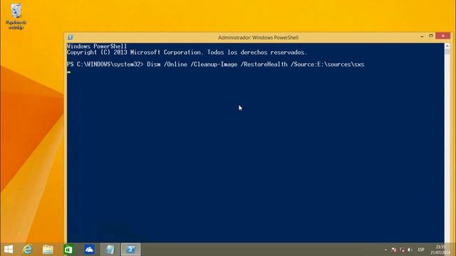 Reparar imagen del sistema en Windows 8.1 Offline смотреть онлайн
