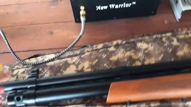 Compresor pcp 12v y 220 New Warrior alta presión. смотреть онлайн