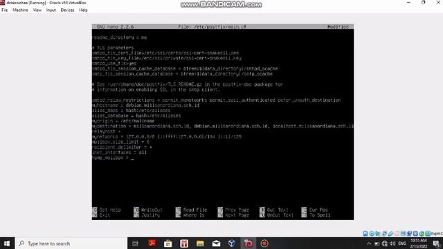 Konfigurasi Linux debian Mail Server смотреть онлайн