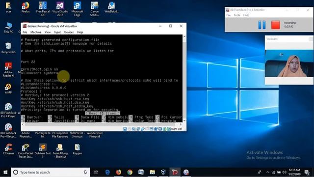 Konfigurasi SSH Server pada Debian смотреть онлайн