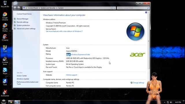 Windows experience index rating смотреть онлайн