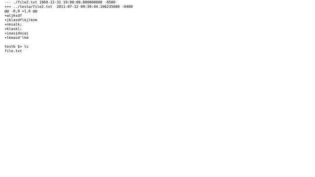 Unix & Linux: Pipe diff file into patch? (2 Solutions!!) смотреть онлайн