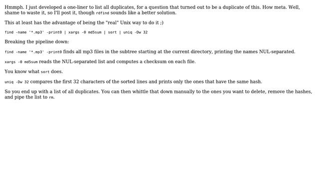 Unix & Linux: Search and Delete duplicate files with different names (4 Solutions!!) смотреть онлайн