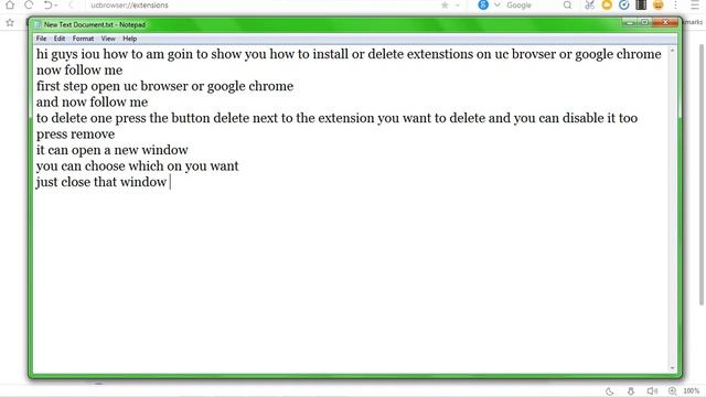 How to install and delete extensions on Google Chrome or Uc Browser in pc смотреть онлайн