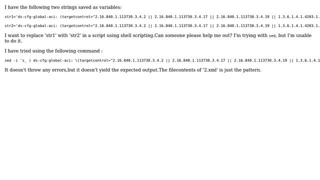 Unix & Linux: Sed command with complex pattern and replacement смотреть онлайн