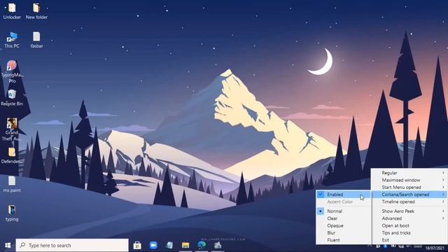 how to make taskbar transparent windows 10 transparent taskbar windows 10 |translucenttb tutorial смотреть онлайн
