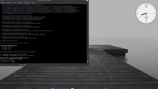 Updating Gentoo (emege -avuDN --with-bdeps=y @world) смотреть онлайн