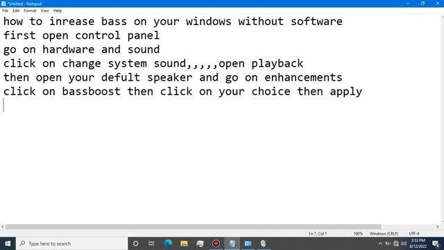 HOW TO ENHANCE BASS ON WINDOWS WITHOUT SOFTWARE смотреть онлайн