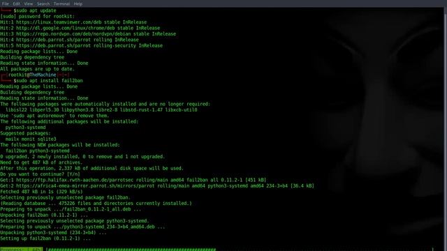 How to Protect your SSH server (Install fail2ban) Linux смотреть онлайн