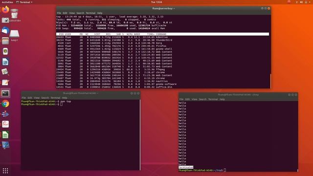 Trouble shooting Linux server loading with "top" смотреть онлайн