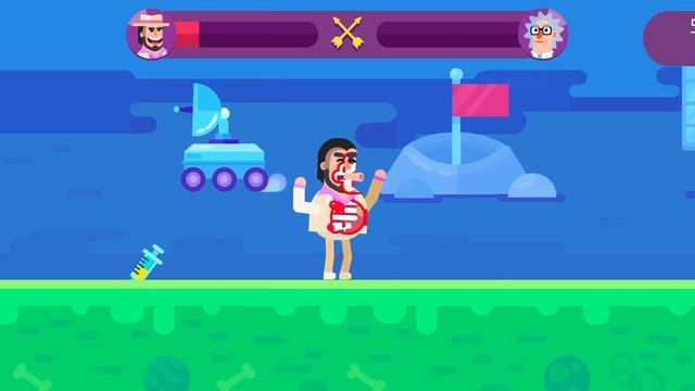 Bowmasters - Gameplay Walkthrough Part 1 - Tutorial (iOS, Android) смотреть онлайн