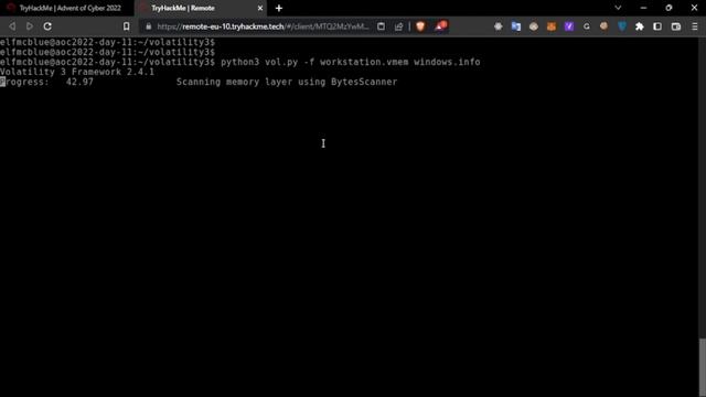 TryHackMe! Advent of Cyber 2022 day 11 [ Memory Forensics ] | walkthrough video #tryhackme #aoc2022 смотреть онлайн