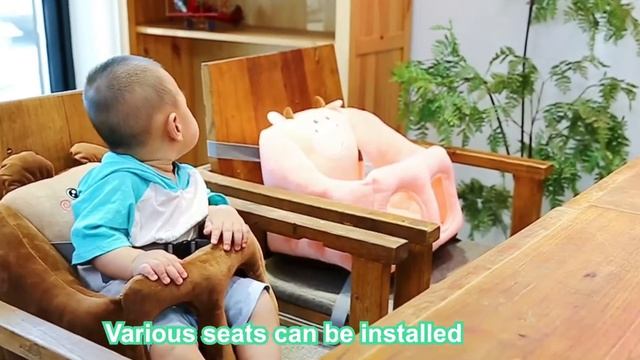 Dining Chair Plush Sofa For Babies And Toddlers Learn To Sit Cartoon Baby Sofa Chair смотреть онлайн