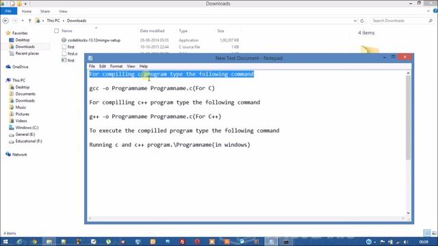 Install Codeblock on Windows and Compile and Run C/C++ files Directly from Command Prompt смотреть онлайн