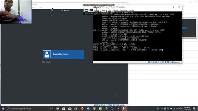 Configuracion de NIC FreeBSD смотреть онлайн