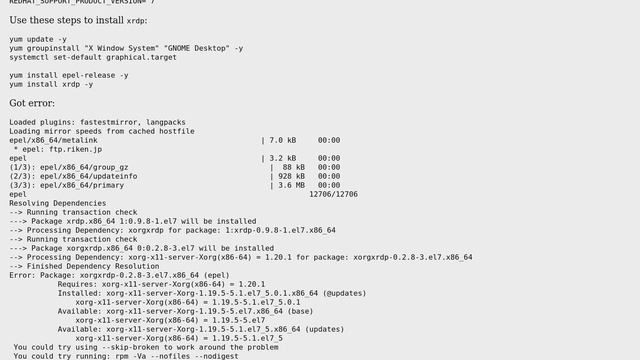 Unix & Linux: Cant' install xrdp on CentOS 7.5 смотреть онлайн