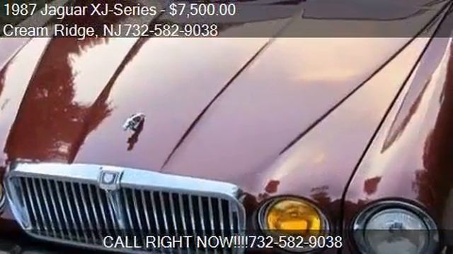 1987 Jaguar XJ-Series XJ6 4dr Sedan for sale in Cream Ridge, смотреть онлайн