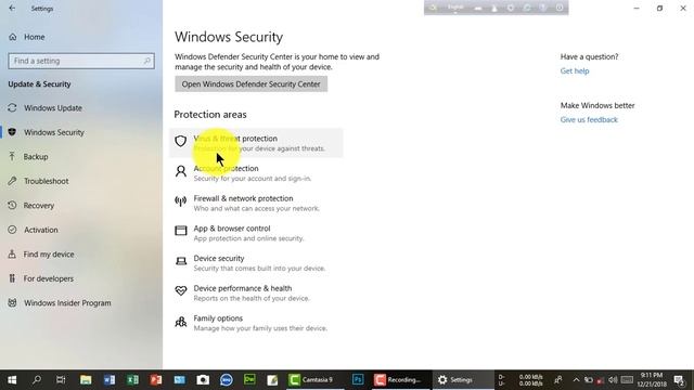 Disable Windows Defender Security 2019(Windows 10 Bangla Lecture) смотреть онлайн