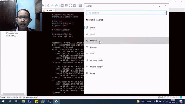 Instalasi EHCP di debian 10 menggunakan VMware смотреть онлайн