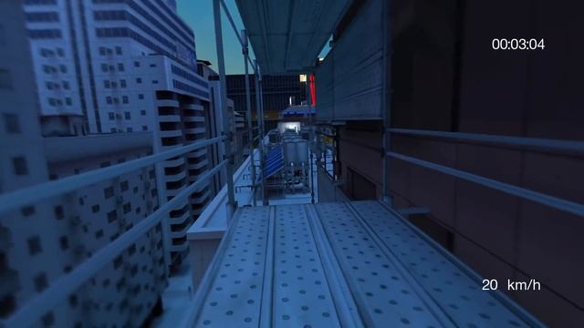 Mirror's Edge Multiplayer Point to Point Race Gameplay смотреть онлайн
