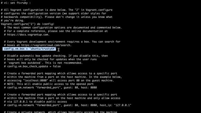 vagrant init and up смотреть онлайн