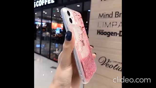 Стильный женский силиконовый чехол с блесками САКУРА на Айфон (Iphone) #uzum #uzummarket #узум смотреть онлайн