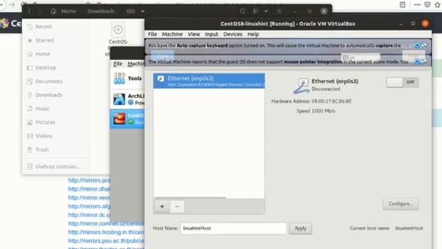 Install CentOS8 VirtualBox смотреть онлайн