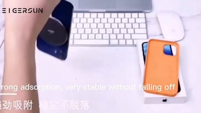 Eigersun Innovation--iPhone 12 MagSafe wireless charger 15W Fast Charging