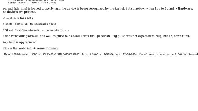 Debian jessie no sound смотреть онлайн