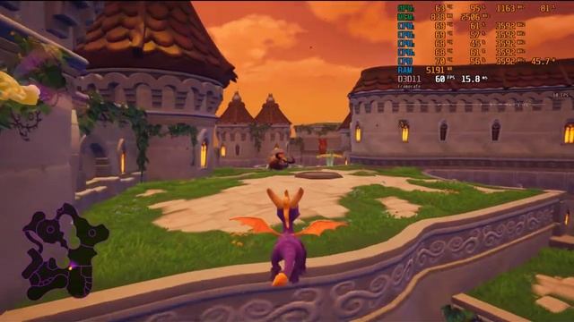 Spyro Reignited Trilogy - GamePlay - GTX 750 1gb - On-Screen Information смотреть онлайн