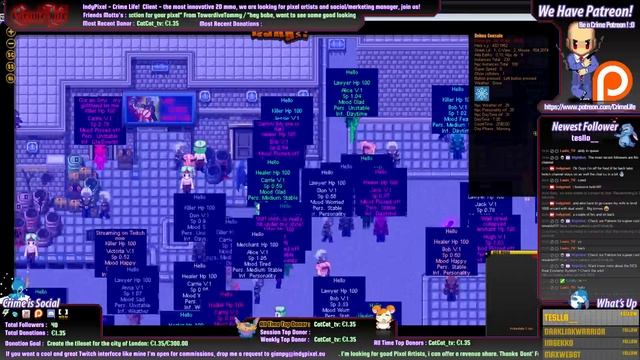 Crime Life! 2d MMO Dev log _-39-_ #gamedev #programming #coding #mmorpg (Part 1) смотреть онлайн