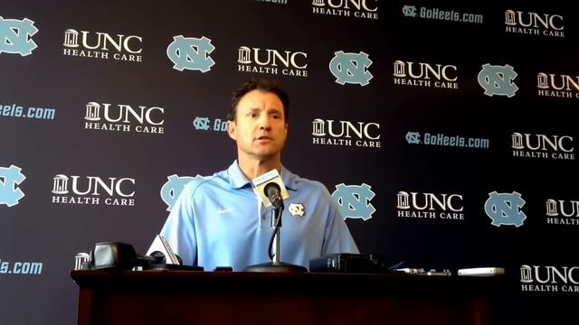 UNC coach Larry Fedora - "I didn't see anyone give up." смотреть онлайн