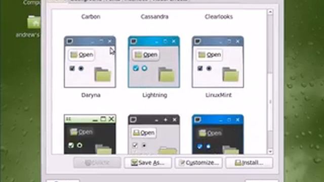 Linux Mint 7 Appearance смотреть онлайн