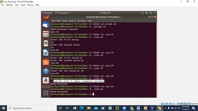 Shell Variables смотреть онлайн