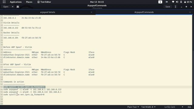 Pen Testing with Python & Kali - ARP Spoofing - Via Terminal Commands смотреть онлайн