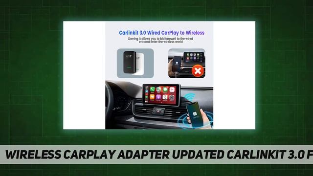 Wireless CarPlay Adapter Updated CarlinKit 3.0 Faster AZ Review смотреть онлайн