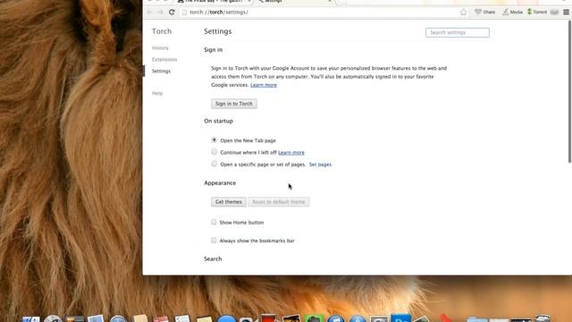 Torch Browser Beta version on a Mac смотреть онлайн
