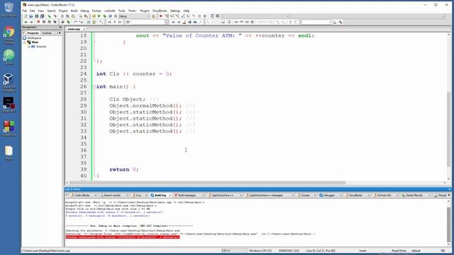 C++ OO - 16 - Static Method in Classes смотреть онлайн