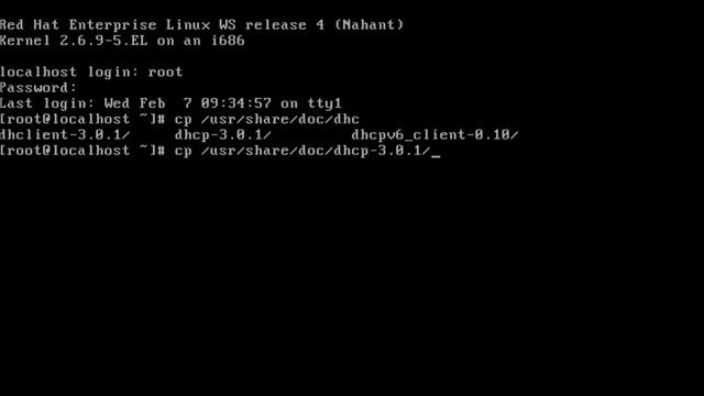 RHEL4 DH02 DHCP Sample File Configuration смотреть онлайн