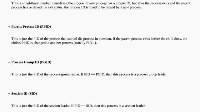 Unix: What are "session leaders" in ps? смотреть онлайн