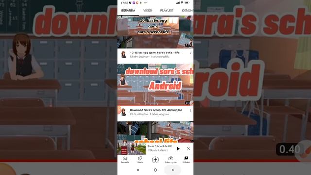 cara download sara school life android смотреть онлайн