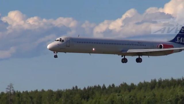 LN-RMS Scandinavian airlines (SAS) McDonnell Douglas MD-81 at ESSA/ARN (Stockholm-Arlanda airport) смотреть онлайн