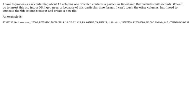 Unix & Linux: Cut a specific part of a column from a csv file смотреть онлайн