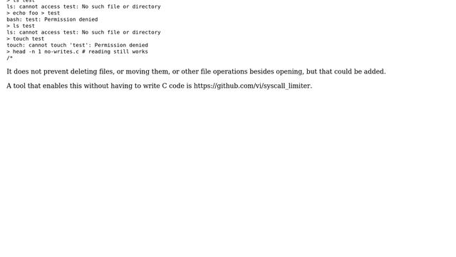 Unix & Linux: How to prevent a process from writing files? (8 Solutions!!) смотреть онлайн