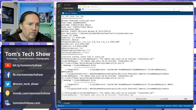 PowerShell Start Transcript Saves the Day смотреть онлайн